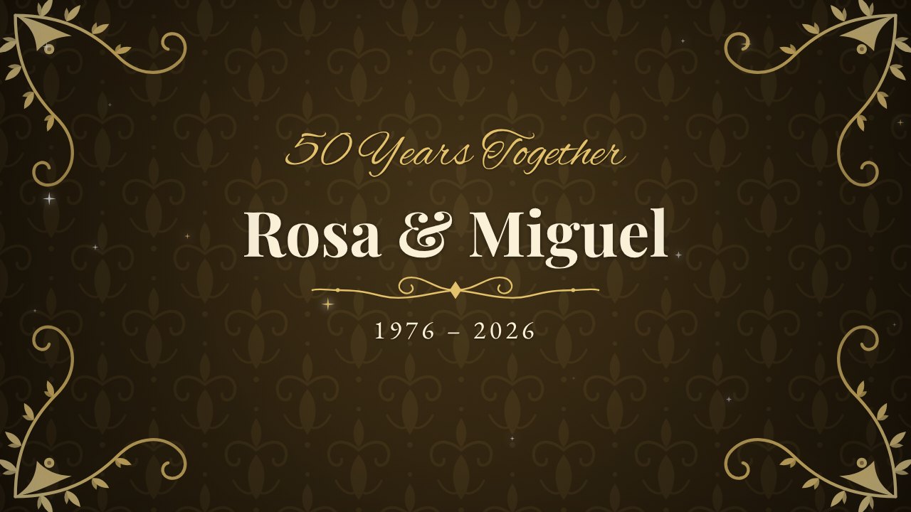 Golden Anniversary title slide